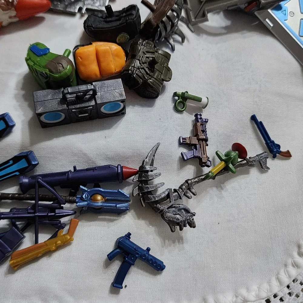 Fortnite Battle Royale Toy Lot Clock Tower Building Pieces Weapons Accessories